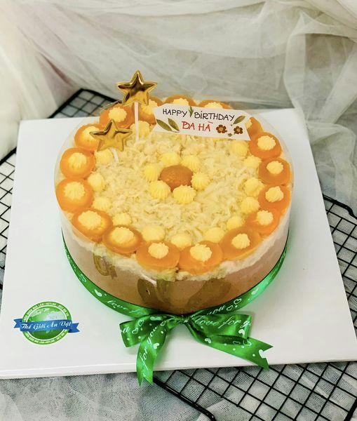 Bánh bông lan, trứng muối