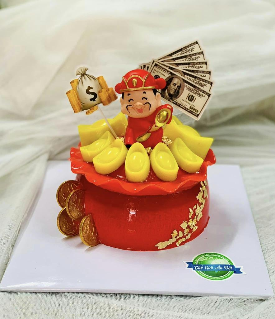 Bánh rau câu Thần Tài